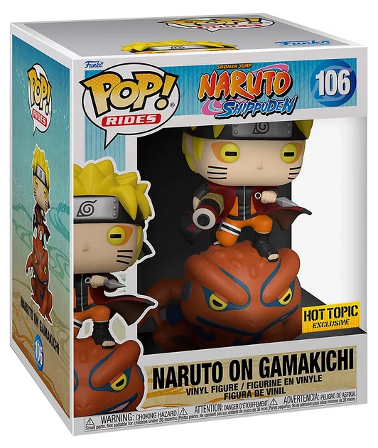 317746604 Funko Pop! Naruto On Gamakichi 106 Hot Topic Exclusive - Зображення 1