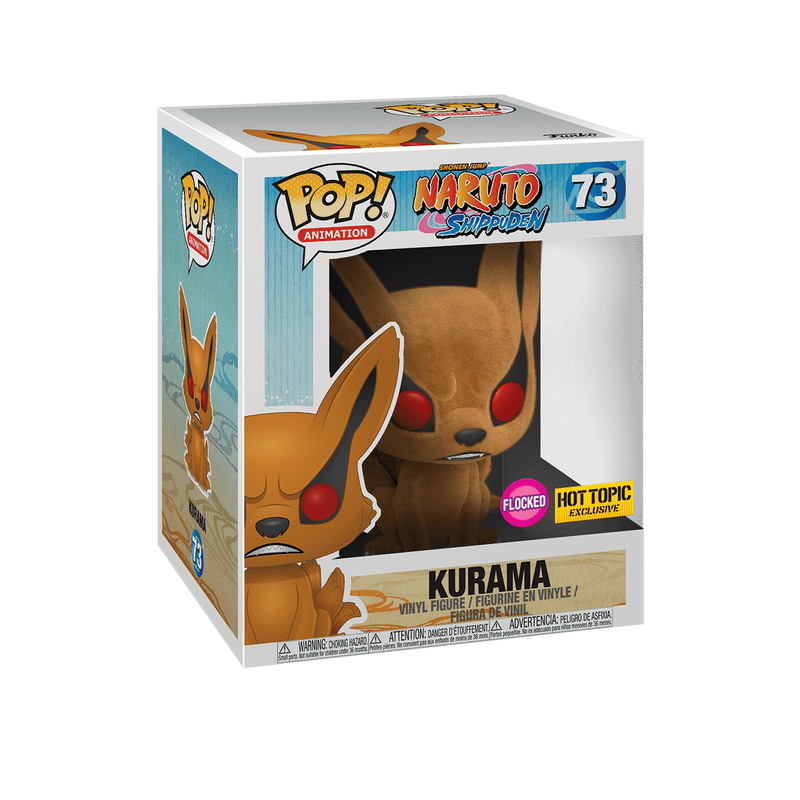 36338_NARUTO_FL_Kurama6INCH_WEB-1 Funko Pop! Naruto Kurama Flocked 73 Hot Topic Exclusive - Зображення 1