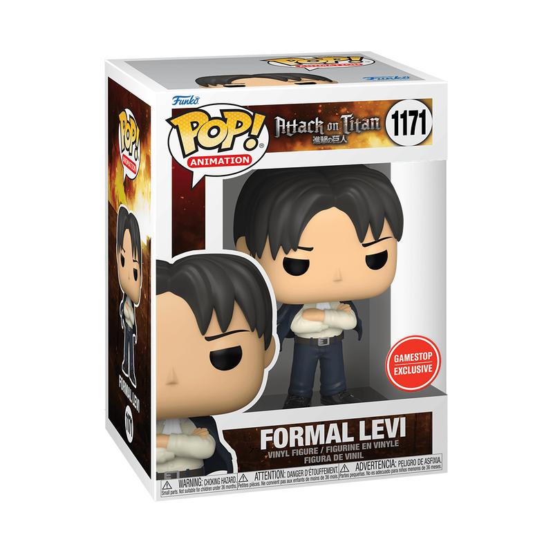 Funko Pop! Attack on Titan Formal Levi 1171 Gamestop Exclusive - Зображення 1