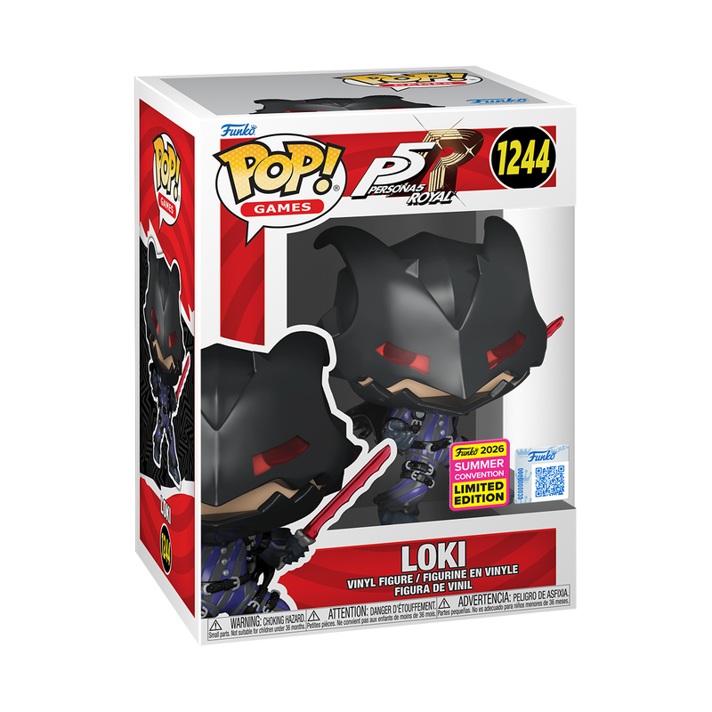 92593_Atlas_POP12_Persona_Loki_POP_BoxView02-WEB Funko Pop! Persona 5 Loki 1244 Comic Con 2026 Summer Convention Exclusive - Зображення 1