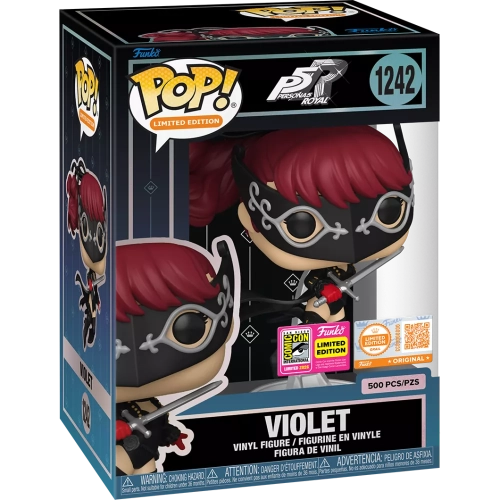 Funko Pop! Persona 5 Violet 1242 2026 Comic Con Grail 500 pcs - Зображення 1