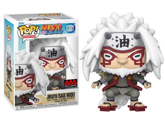 Funko Pop! Naruto Jiraya (Sage Mode) 1381 AAA Anime Exclusive - Зображення 1